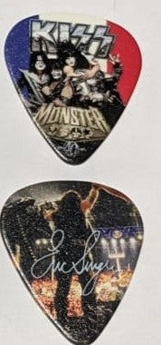 KISS 2012-2013 Monster World Tour FRANCE  Commemorative City Guitar Picks