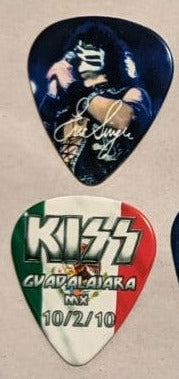 KISS 2010 HSOE GUADALAJARA 10-2-10 City Guitar Picks