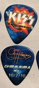 KISS 2010 HSOE GUADALAJARA 10-2-10 City Guitar Picks