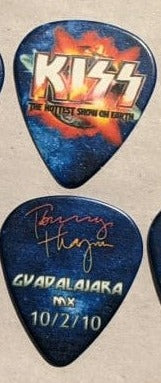 KISS 2010 HSOE GUADALAJARA 10-2-10 City Guitar Picks