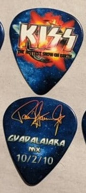 KISS 2010 HSOE GUADALAJARA 10-2-10 City Guitar Picks