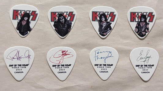 KISS 2023 End of the Road CANADA Flag Guitar Picks