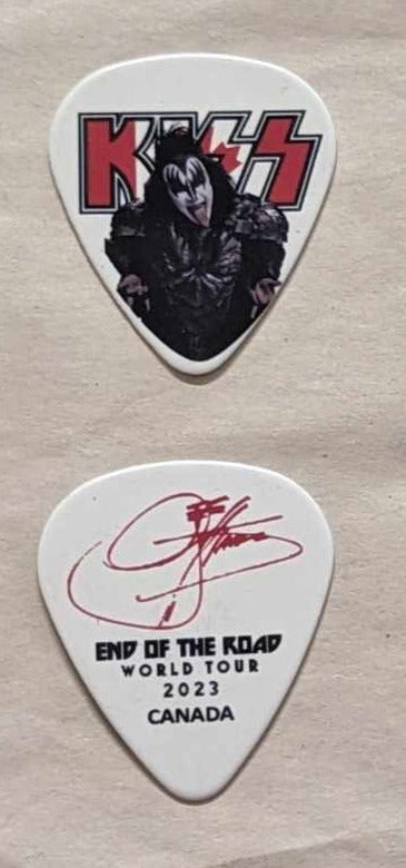 KISS 2023 End of the Road CANADA Flag Guitar Picks