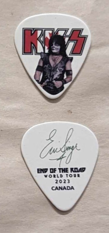 KISS 2023 End of the Road CANADA Flag Guitar Picks