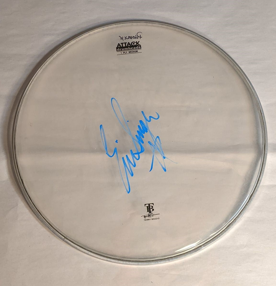 PHOENIX 8-10-2012  ERIC SINGER Stage-Used Signed drumheads