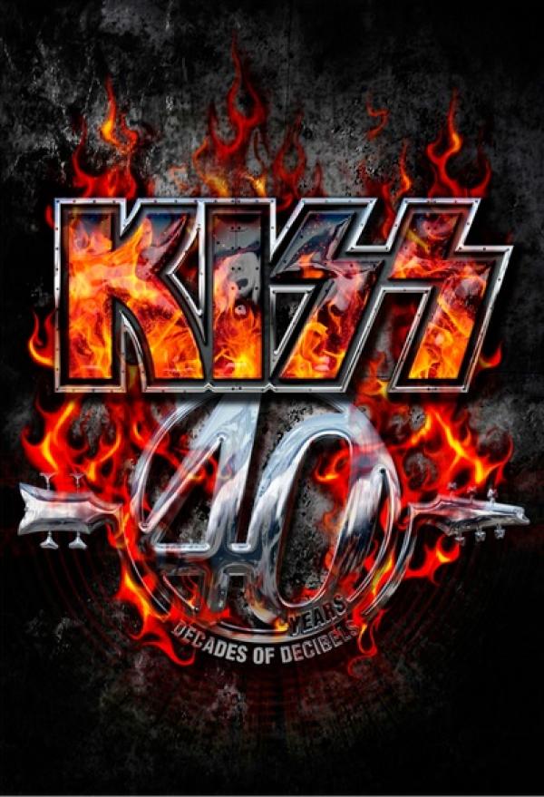 KISS 2014 40th Anniversary Tour Flame Logo Guitar Picks