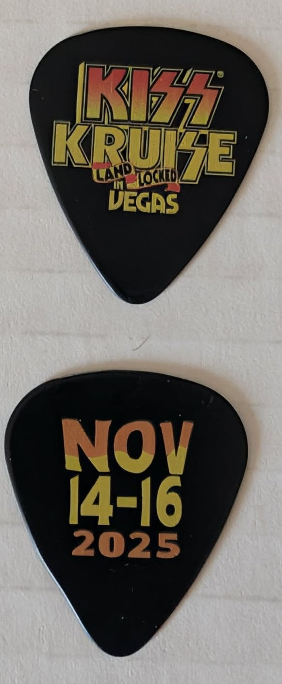 KISS キッス 2021 ギターピック KISS Kruise: Landlocked In Vegas Guitar Picks – KISS Pick Haven