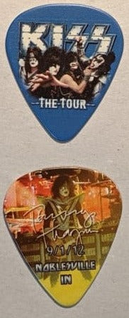 KISS 2012 The Tour NOBLESVILLE 9-1-12  City Guitar Pick