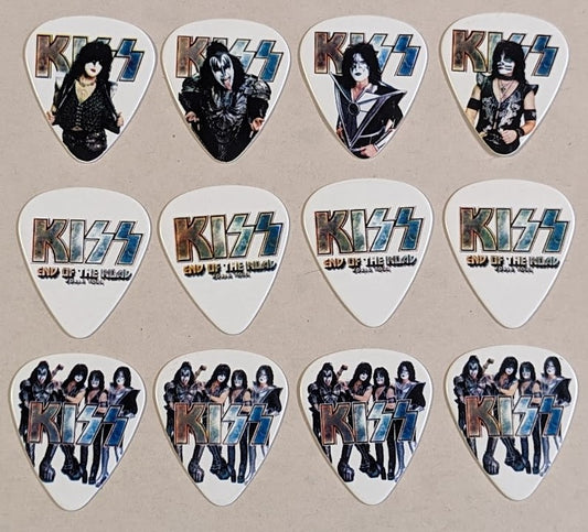 KISS 2022 End of the Road Tour Set of 12 Guitar Picks Black Friday 2025