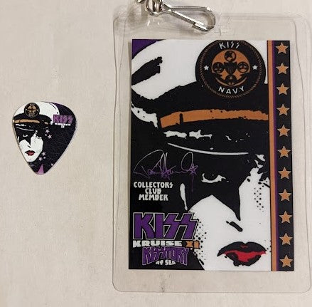 KISS Kruise XI KKXI I WAS THERE Paul Stanley Private Event Guitar Pick w Laminate