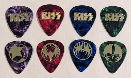 KISS 2011 Hottest Show On Earth Icons Gold on Pearl VIP Picks