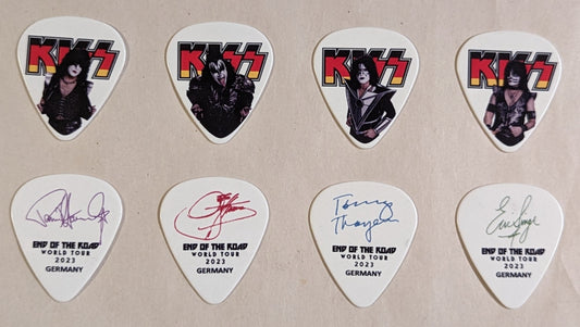 KISS 2023 End of the Road GERMANY Flag Guitar Picks