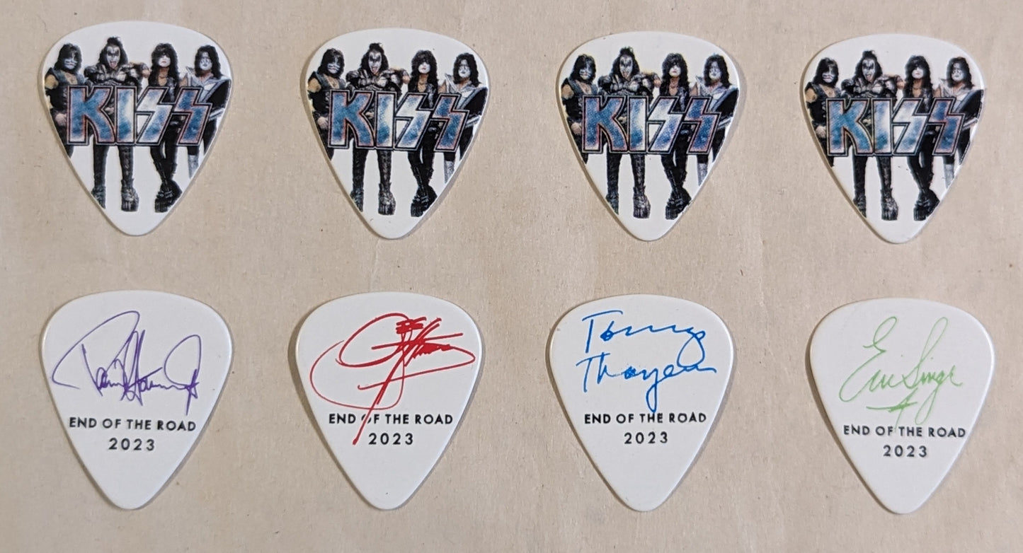 KISS 2023 End of the Road  Tour PORTRAIT Guitar Picks