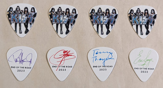 KISS 2023 End of the Road  Tour PORTRAIT Guitar Picks Black Friday 2025