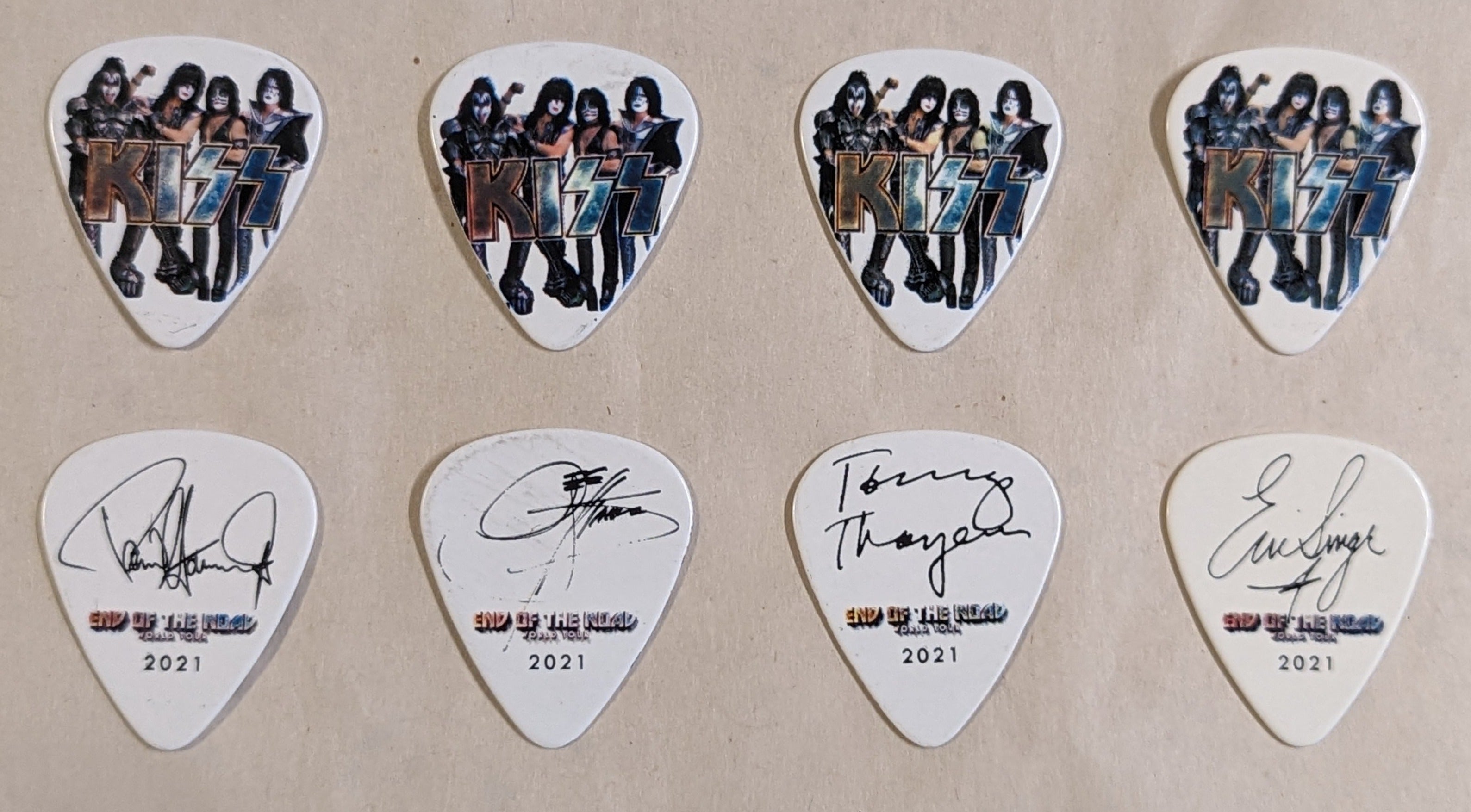 KISS 2021 End Of the Road Guitar Picks – KISS Pick Haven