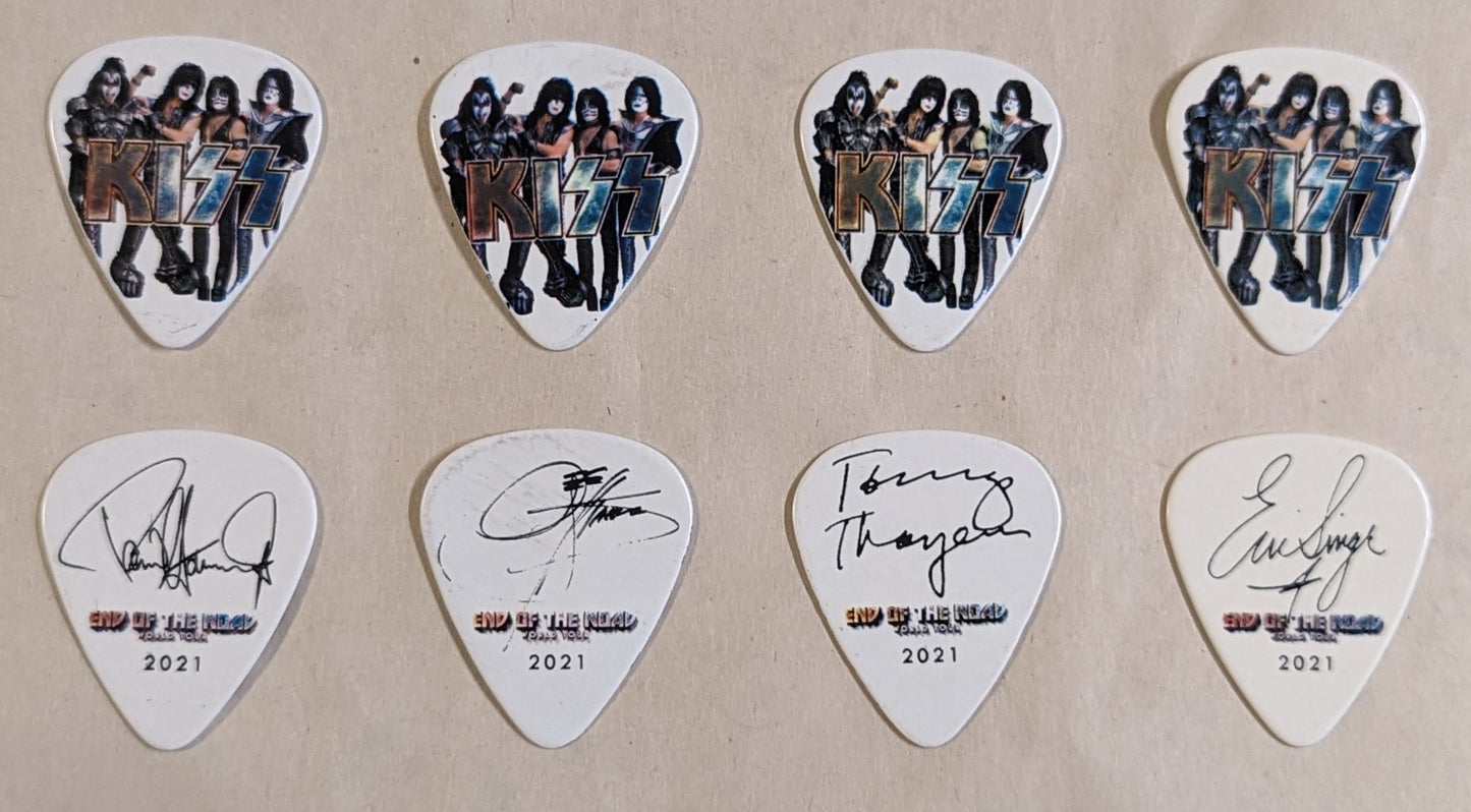 KISS 2021 End of the Road  Tour PORTRAIT Guitar Picks