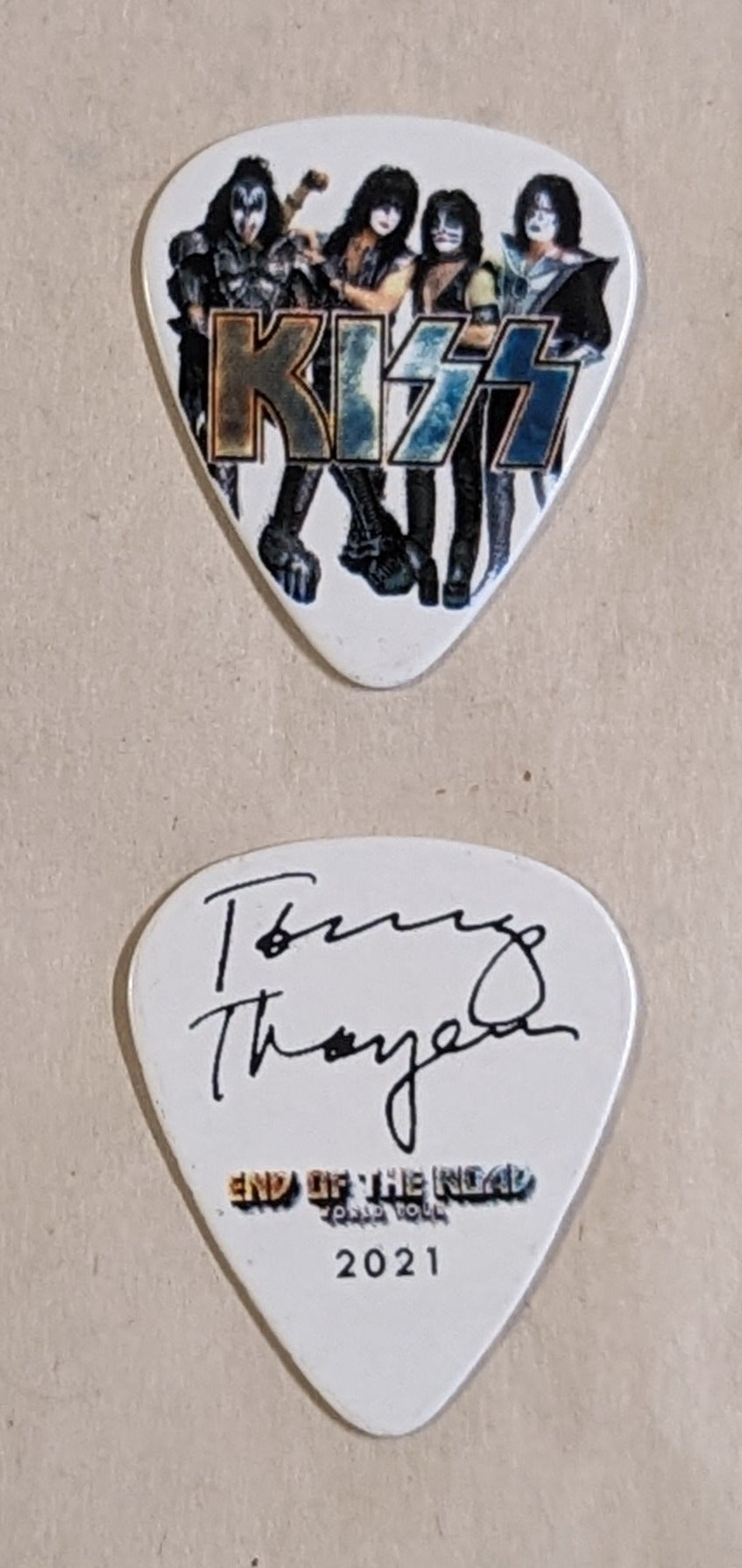 KISS 2021 End of the Road  Tour PORTRAIT Guitar Picks