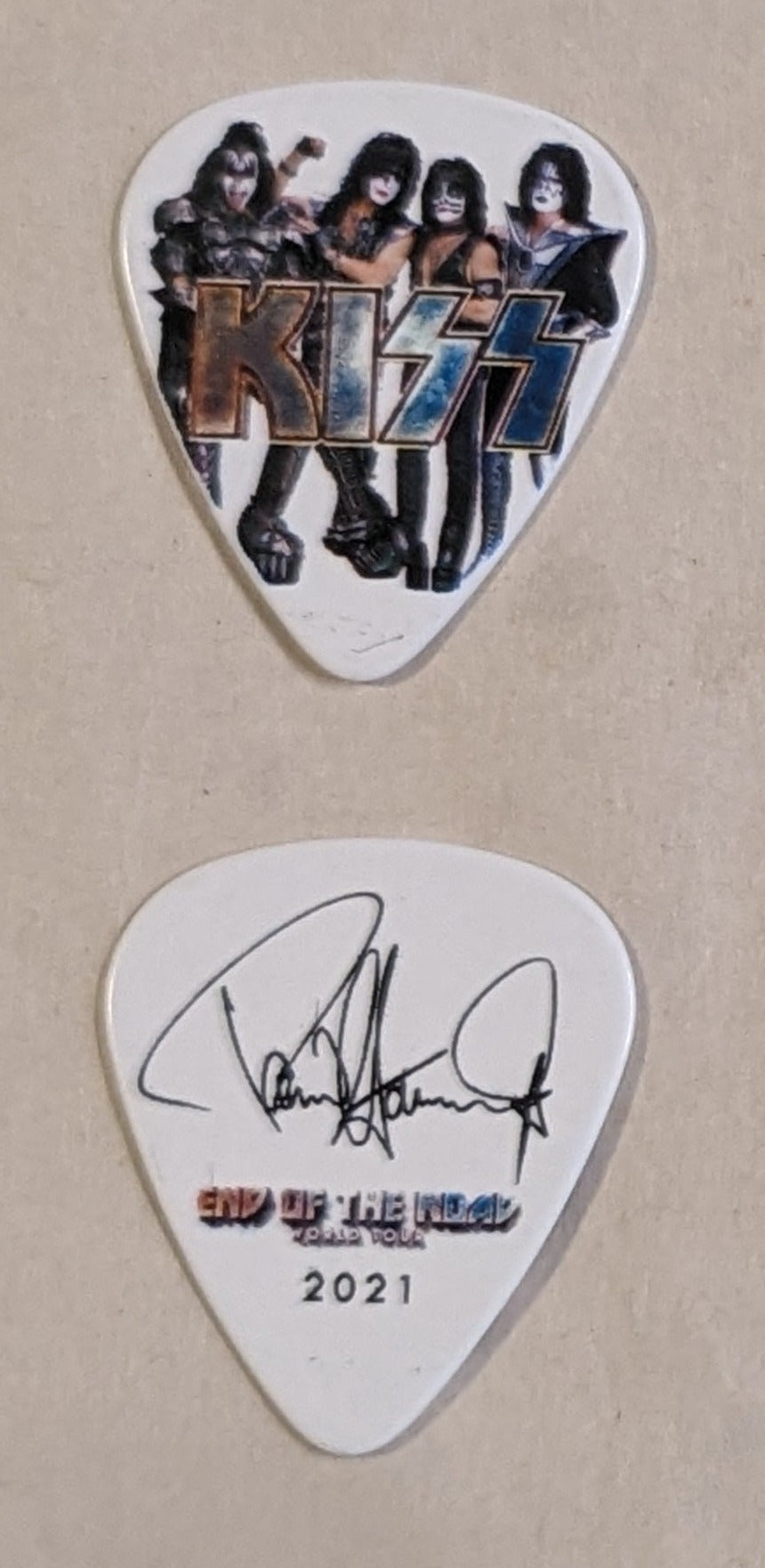 KISS 2021 End of the Road  Tour PORTRAIT Guitar Picks