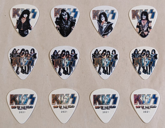 KISS 2021 End of the Road  Tour Set of 12 Guitar Picks