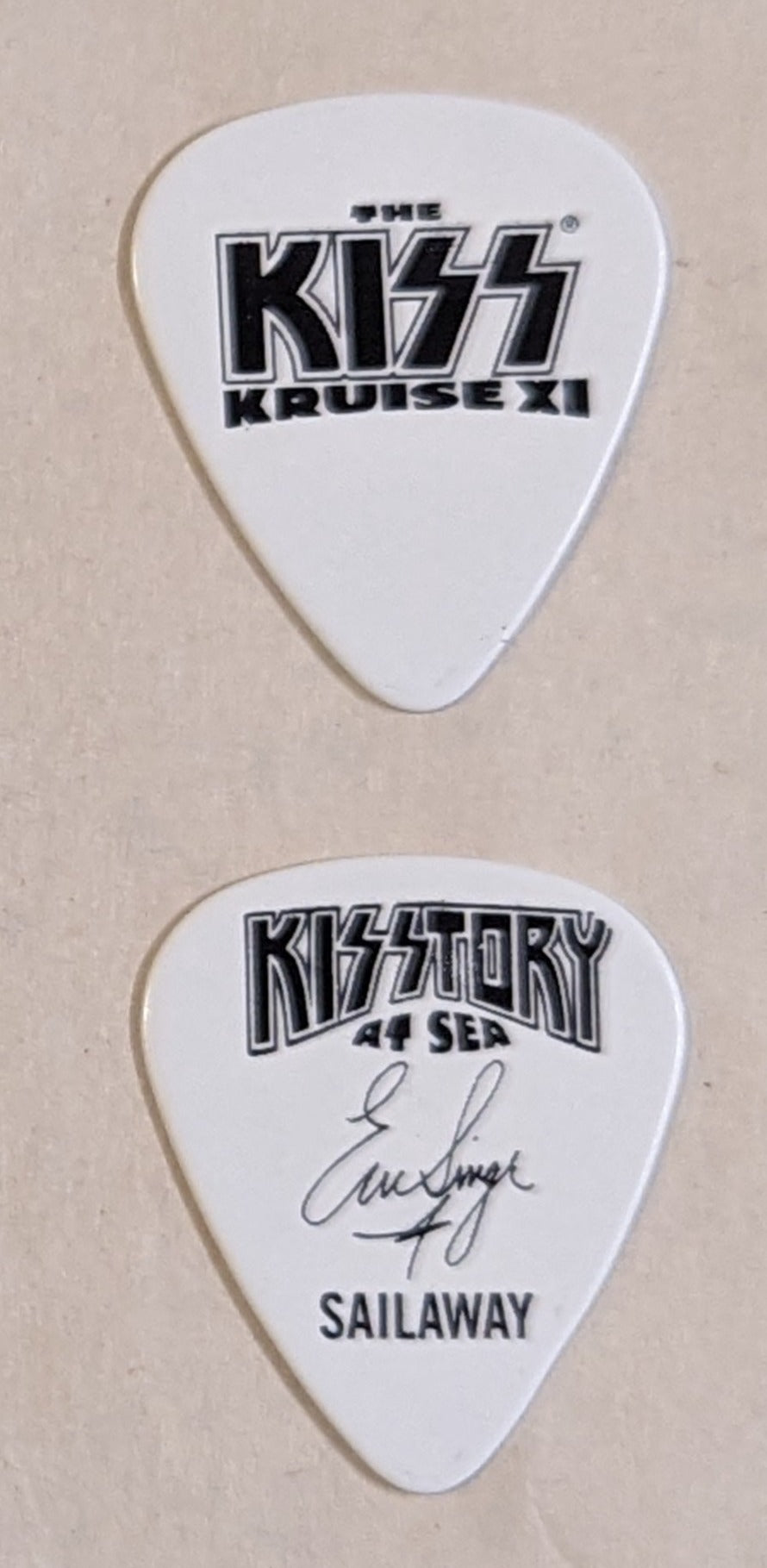 KISS Kruise XI Sailaway Guitar Picks