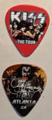KISS 2012 The Tour ATLANTA 7-24-12  City Guitar Picks