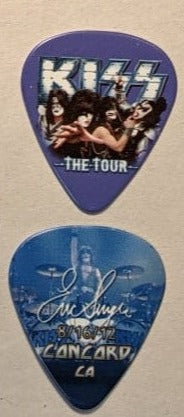 KISS 2012 The Tour CONCORD 8-16-12  City Guitar Picks