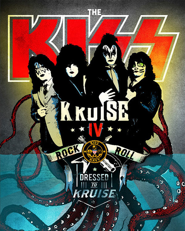 KISS Kruise IV Logo Guitar Picks