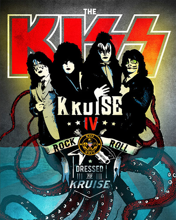 KISS Kruise IV Lot of all 3 sets 12 Guitar Picks total