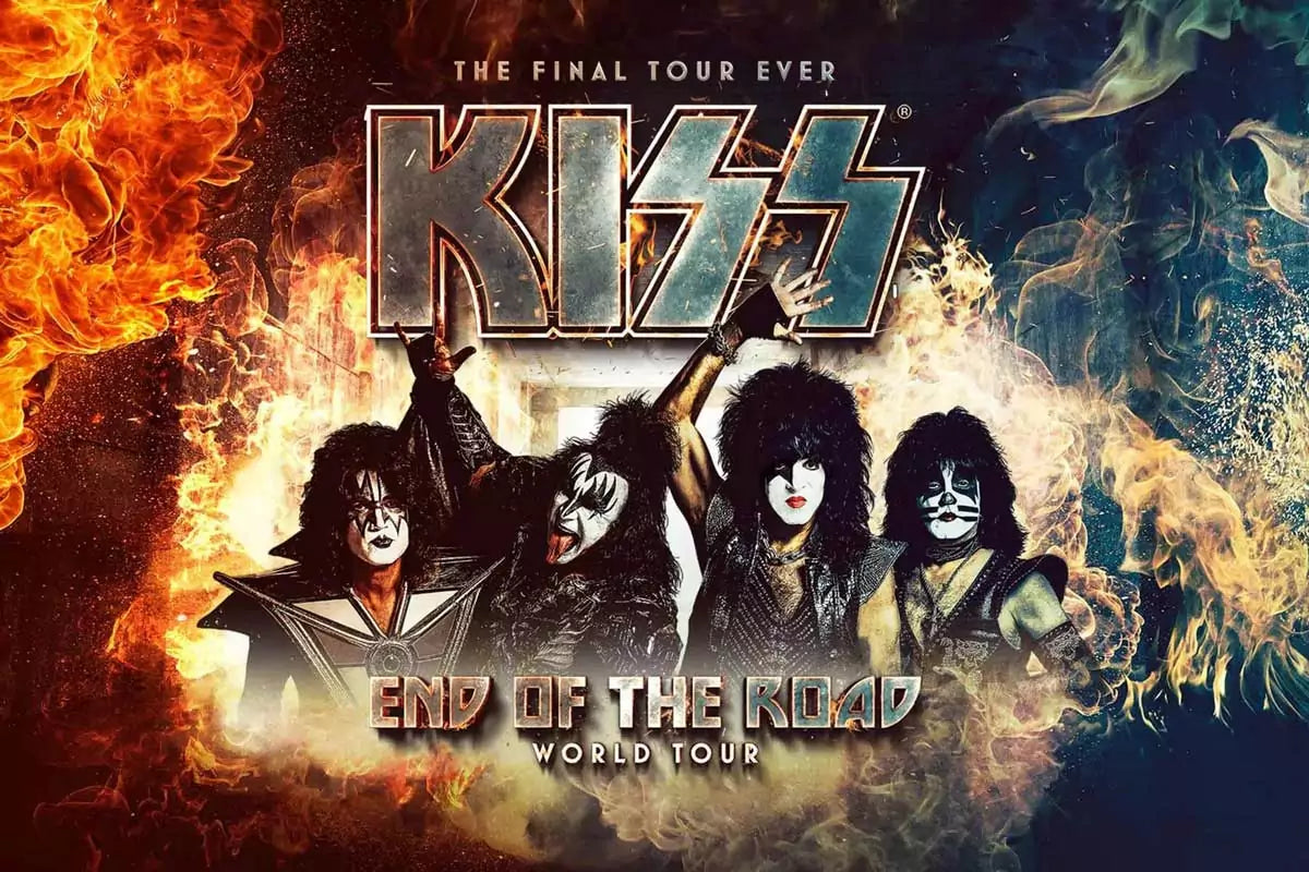 KISS 2022 End of the Road EUROPE Tour Set of 72 FLAG Guitar Picks