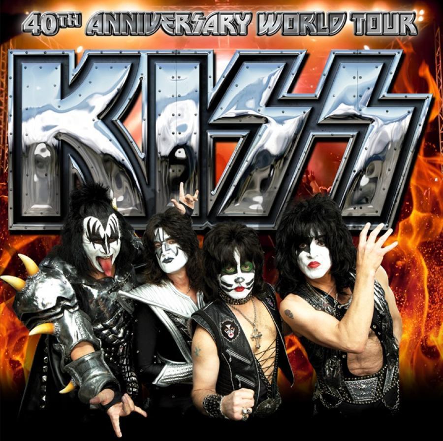 KISS 2015 40th Anniversary Tour EUROPE Logo Guitar Picks