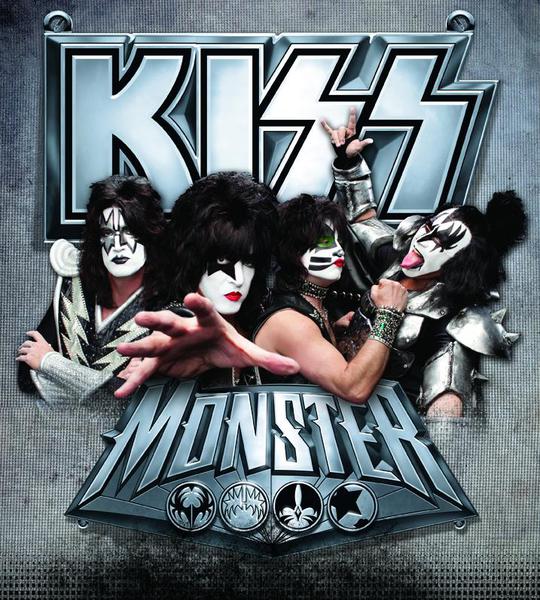 KISS 2012-13 Monster World Tour Black Logo on White Guitar Picks