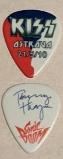 KISS OSTRAVA CZECH REPUBLIC 21/5/2010 Sonic Boom Over Europe City Guitar Picks