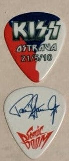 KISS OSTRAVA CZECH REPUBLIC 21/5/2010 Sonic Boom Over Europe City Guitar Picks