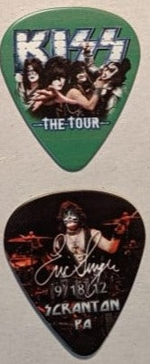 KISS 2012 The Tour SCRANTON 9-18-12  City Guitar Picks