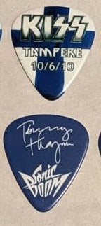 KISS TAMPERE FINLAND 10/6/2010 Sonic Boom Over Europe City Guitar Picks