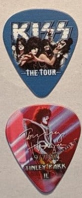 KISS 2012 The Tour TINLEY PARK 9-7-12  City Guitar Picks