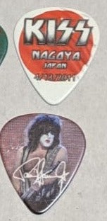 KISS 2011 HSOE 4-13-2011 NAGOYA JAPAN Cancelled Show Guitar Picks