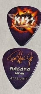 KISS 2011 HSOE 4-13-2011 NAGOYA JAPAN Cancelled Show Guitar Picks