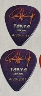 KISS 2011 HSOE 4-20-2011 TOKYO JAPAN Night 1 Cancelled Show Guitar Picks