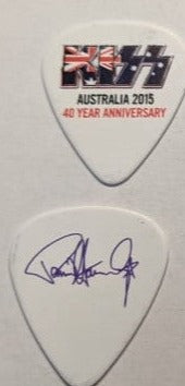 KISS 2015 40th Anniversary Tour AUSTRALIA Logo guitar Picks