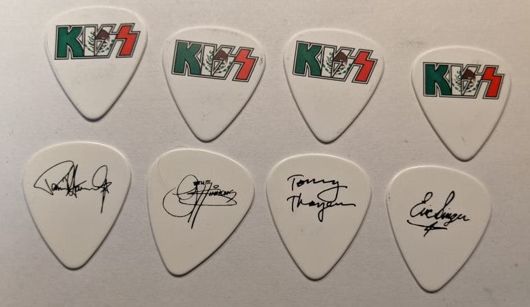 KISS 2014 Heaven and Hell Metal Fest MEXICO Oct 25 2014 Guitar Picks