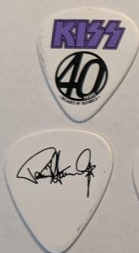 KISS 2014 40th Anniversary Tour 40 Years Logo Guitar Picks