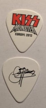 KISS 2012-13 Monster World Tour EUROPE Color Logos Guitar Picks