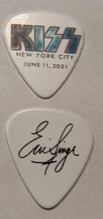 KISS NYC 6-11-2021 Tribeca/Battery Park Logo Guitar Picks