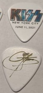 KISS NYC 6-11-2021 Tribeca/Battery Park Logo Guitar Picks