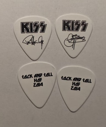 KISS 2014 Tonight Show/ RnR HOF Picks set of 2 Guitar Picks