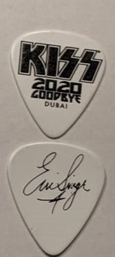 KISS 2020 Goodbye Dubai Black Logo Guitar Picks