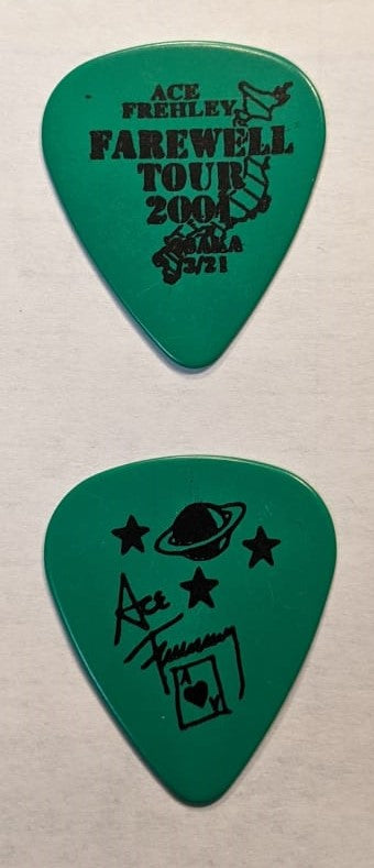 KISS Ace Frehley Farewell Tour 2000-2001 3-21 Osaka Guitar Pick