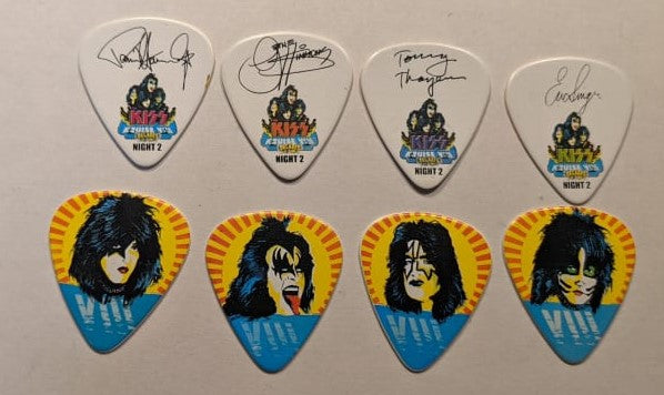 KISS Kruise VIII Night 2 Guitar Picks