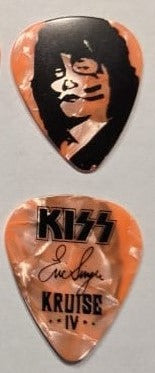 KISS Kruise IV Black on Orange Guitar Picks